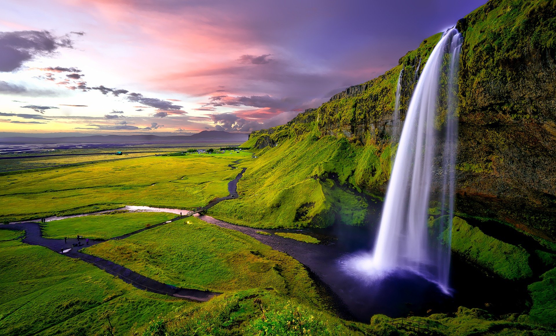 Waterfall in Iceland